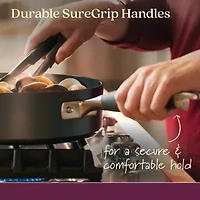 Anolon Advanced Home Hard Anodized 11" Square Grill Pan with Pour Spouts