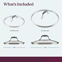 Anolon Advanced Home 2-pc. Glass Pan Lids