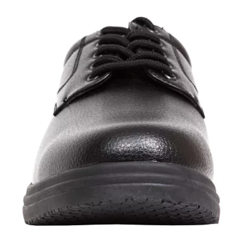 Deer Stags Ds Service Mens Round Closed Toe Oxford Shoes