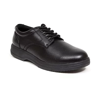 Deer Stags Ds Service Mens Round Closed Toe Oxford Shoes