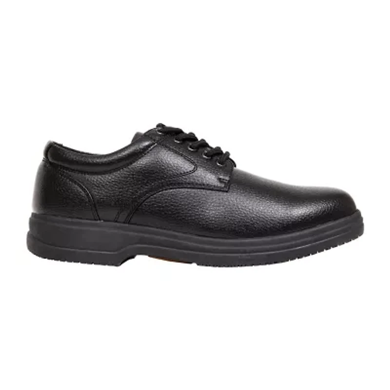 Deer Stags Ds Service Mens Round Closed Toe Oxford Shoes
