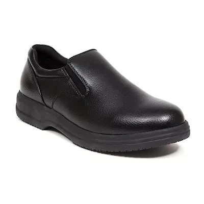 Deer Stags Ds Manager Mens Round Closed Toe Slip-On Shoe