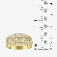 (G-H / Si2-I1) 1 CT. T.W. Lab Grown White Diamond 10K Gold Anniversary Band