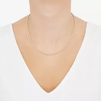 10K Gold 18 - 24 Inch Hollow Rope Chain Necklace