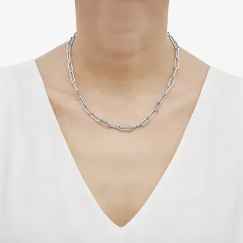 Gold Addiction Womens 14K 22 Inch Link Necklace