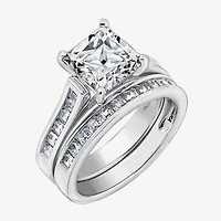 DiamonArt® Cubic Zirconia 3 3/4 CT. T.W. Bridal Ring Set