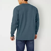 Dickies Heavyweight Heather Mens Crew Neck Long Sleeve T-Shirt