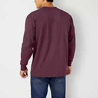 Dickies Heavyweight Heather Mens Crew Neck Long Sleeve T-Shirt