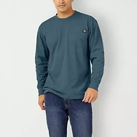 Dickies Heavyweight Heather Mens Crew Neck Long Sleeve T-Shirt