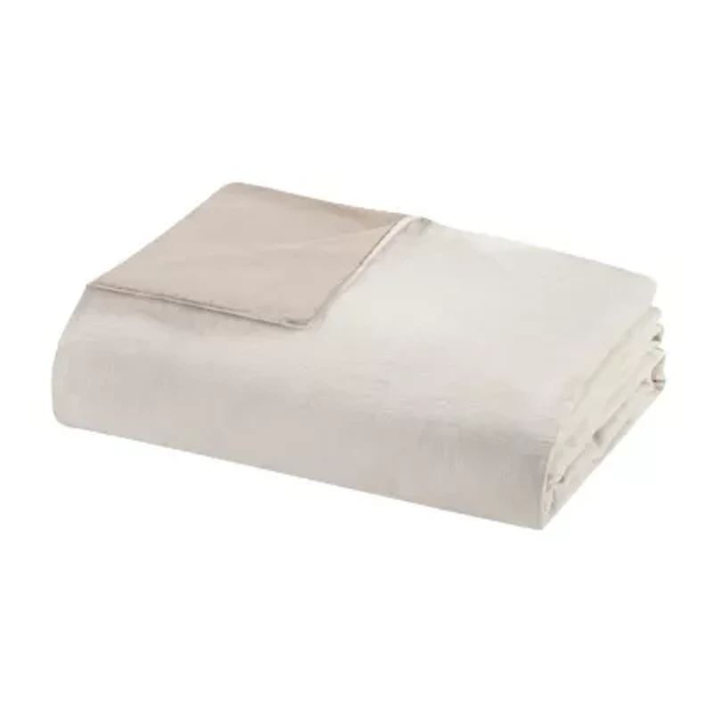 Madison Park Blakely 3 Piece Organic Cotton Oversized Duvet Cover Set