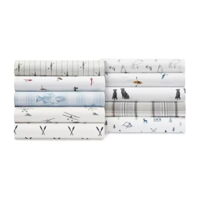 Eddie Bauer Fishing Flies Sheet Set