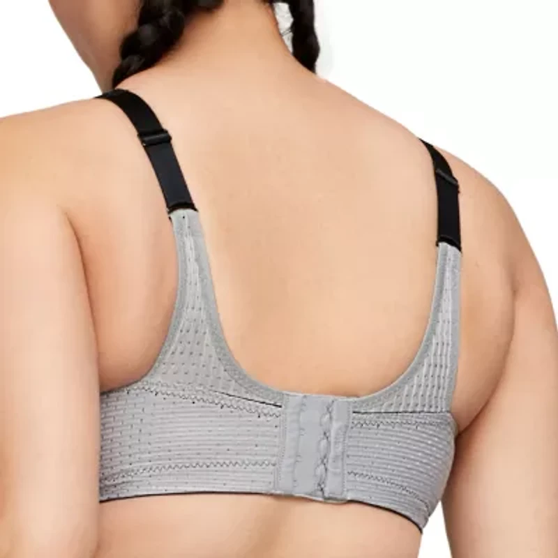 Glamorise Magiclift® Double Layer Custom Control Womens Seamless High Support Full Coverage Unlined Wireless Sports Bra 1166