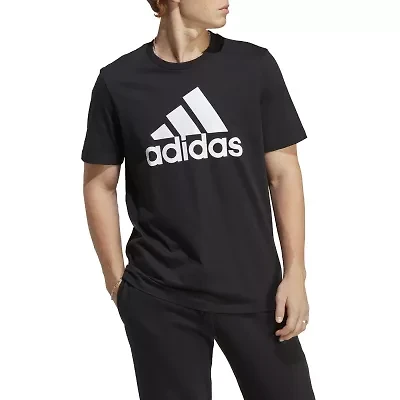 adidas Mens Crew Neck Short Sleeve Active Big and Tall T-Shirt