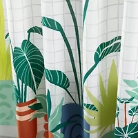 Home Expressions Potted Plant Shower Curtain