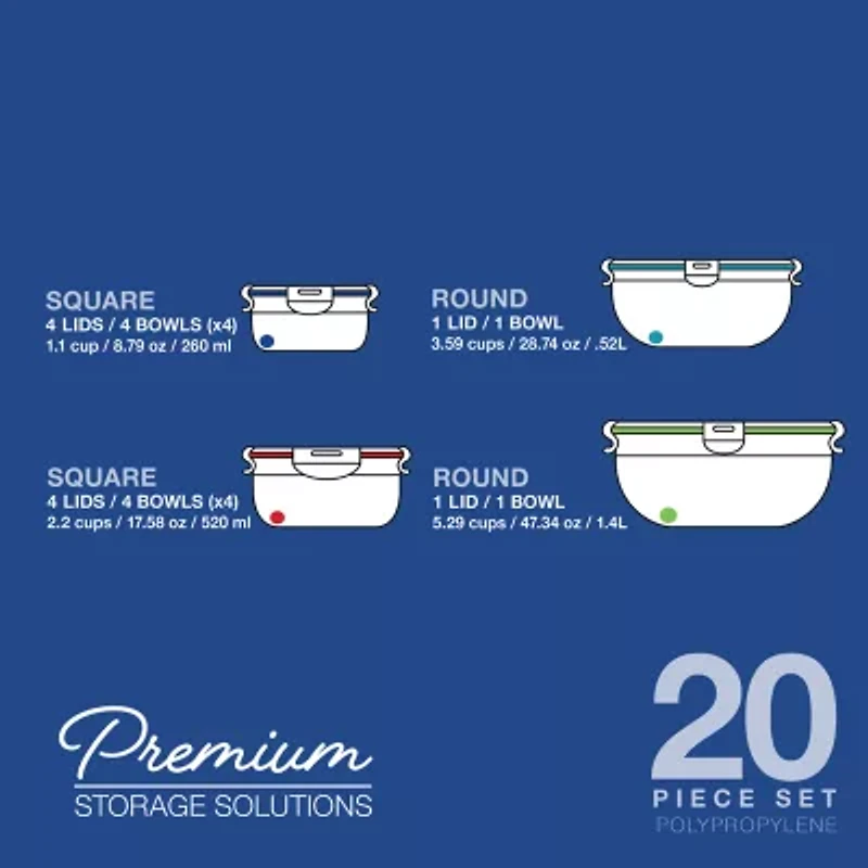 Lock & Lock 20-pc. Food Container