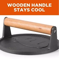 Commercial Chef 7” Round Grill Press