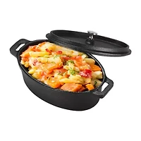 Commercial Chef 0.63 Qt Mini With Lid Baking Dish