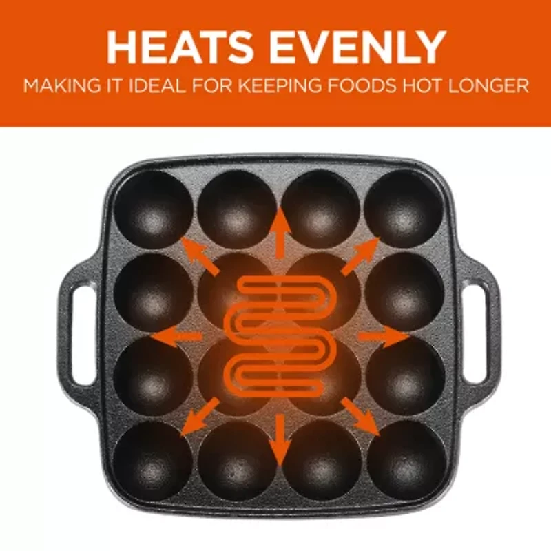 Commercial Chef Cast Iron Pan Baking Dish