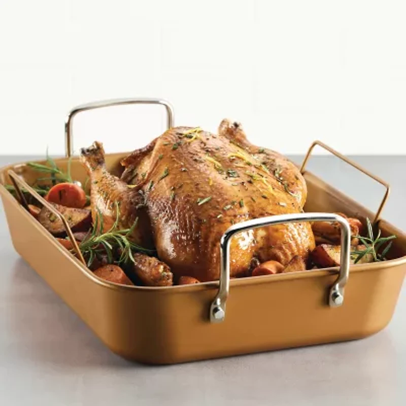 Ayesha Curry 11X5" Non-Stick Roaster with Rack