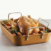 Ayesha Curry 11X5" Non-Stick Roaster with Rack