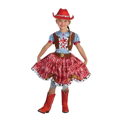 Little & Big Kid Girls Buckaroo Beauty Costume Set