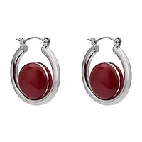 Mixit Womens 31.7mm Hoop Earrings