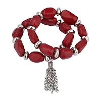 Mixit Silver Tone Womens 2-pc. Bracelet Set