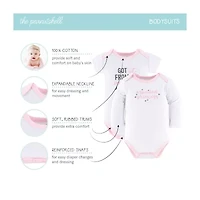 The Peanutshell 0-3m Pink Ditsy Baby Girls 23-pc. Baby Clothing Set