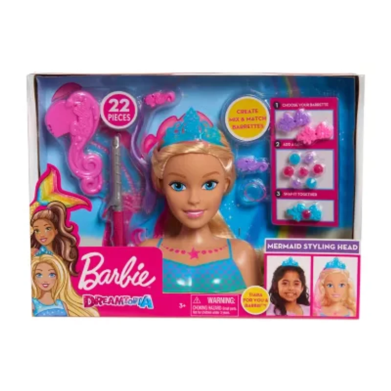Barbie Dreamtopia Styling Head Barbie Doll