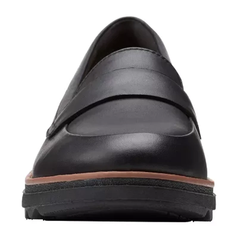 Clarks Sharon Gracie Womens Round Closed Toe Loafers