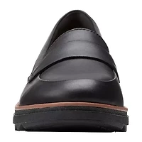 Clarks Sharon Gracie Womens Closed Toe Loafers