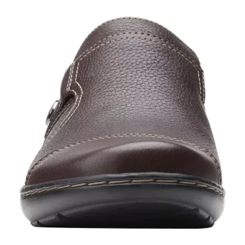 Clarks Cora Poppy Womens Cap Closed Toe Slip-On Shoe