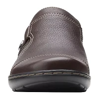 Clarks Cora Poppy Womens Cap Closed Toe Slip-On Shoe