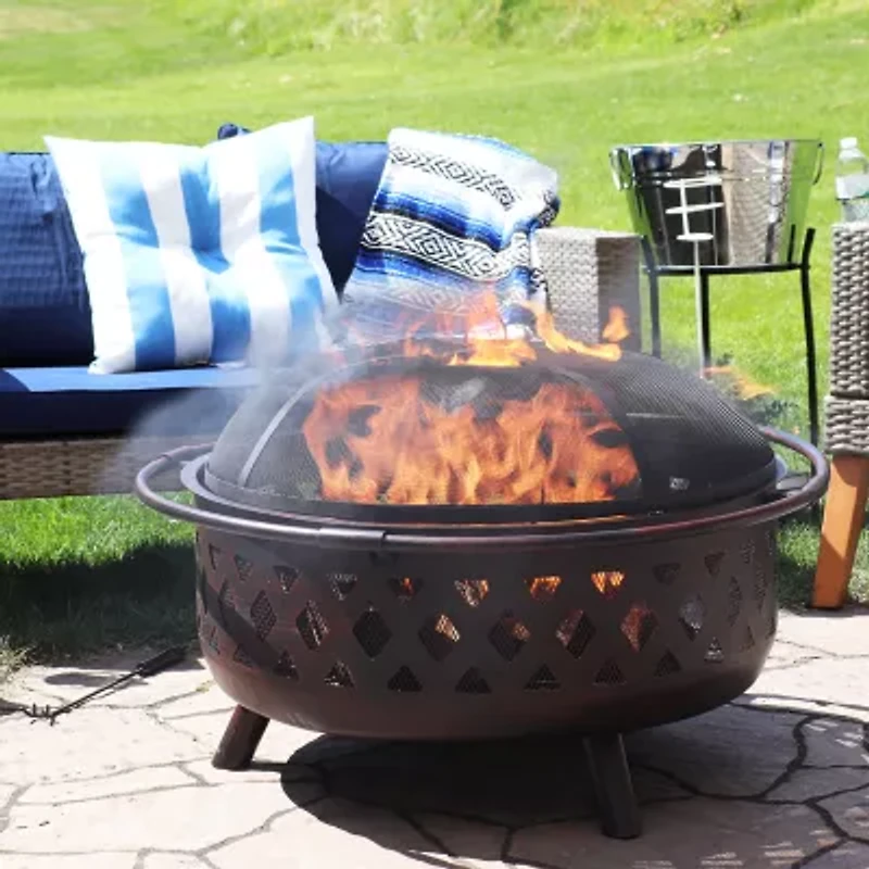 Sunnydaze Collection Portable Weather Resistant Fire Pit