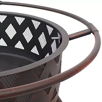 Sunnydaze Collection Portable Weather Resistant Fire Pit