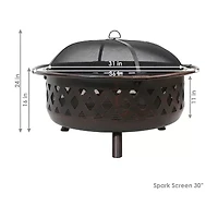 Sunnydaze Collection Portable Weather Resistant Fire Pit
