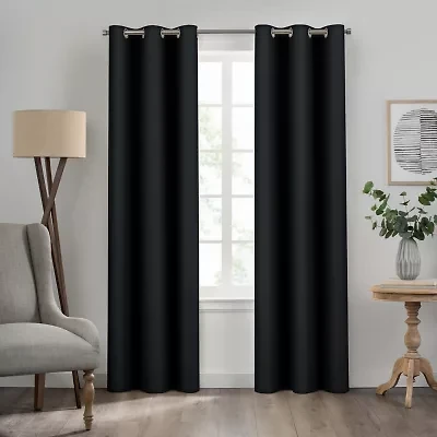 Eclipse Kendall Grommet Top Energy Saving Blackout Single Curtain Panel