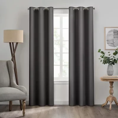 Eclipse Kendall Grommet Top Energy Saving Blackout Single Curtain Panel