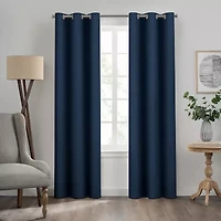 Eclipse Kendall Grommet Top Energy Saving Blackout Single Curtain Panel