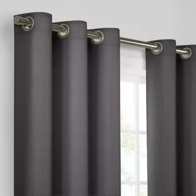 Eclipse Kendall Grommet Top Energy Saving Blackout Single Curtain Panel