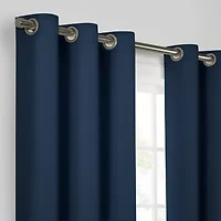 Eclipse Kendall Grommet Top Energy Saving Blackout Single Curtain Panel