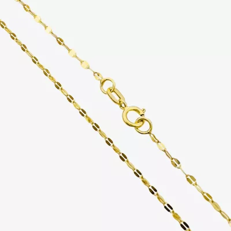 Womens 14K Gold 20 Inch Fashion Chain Necklace
