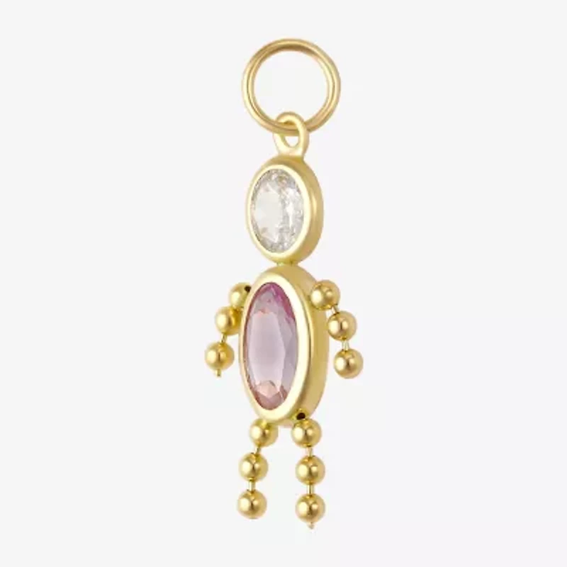 10K Gold June Birthstone Babies Boy Charm
