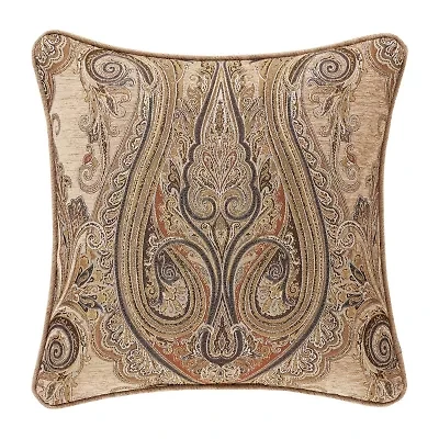 Queen Street Lakeview 20x20 Beige Square Throw Pillow