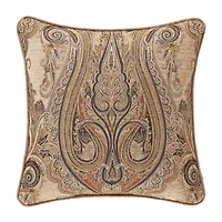 Queen Street Lakeview 20x20 Beige Square Throw Pillow