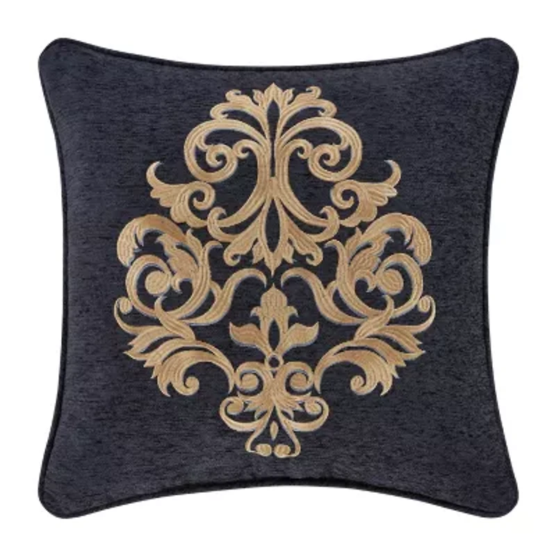 Queen Street Lakeview Indigo Square Throw Pillow