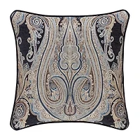 Queen Street Lakeview Indigo Square Throw Pillow