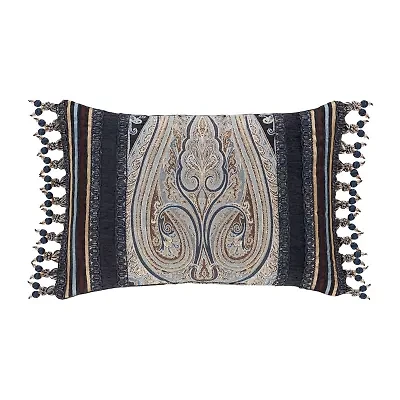 Queen Street Lakeview Indigo Rectangular Throw Pillow