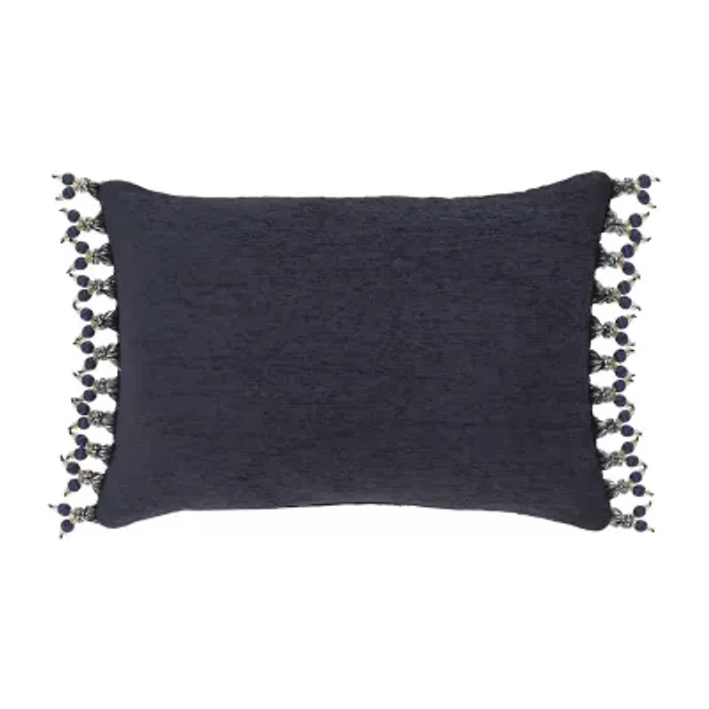 Queen Street Lakeview Indigo Rectangular Throw Pillow
