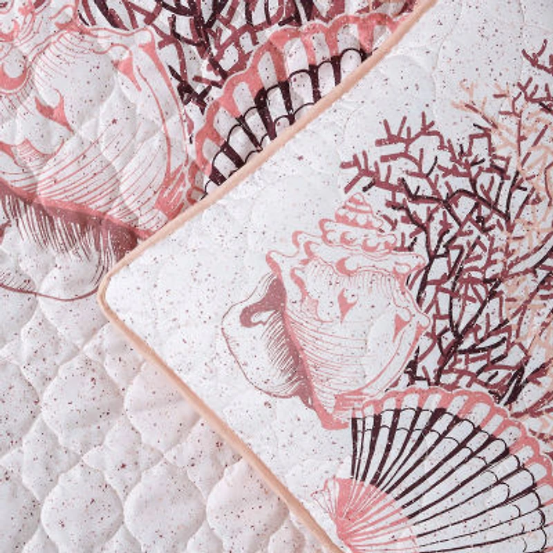 Caribbean Joe Coastal Print 3-pc. Quilt Set